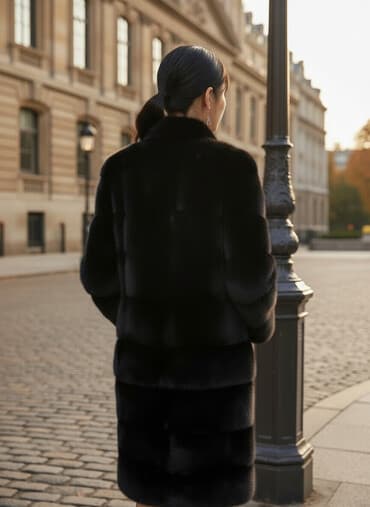 срочно продаю в связи с переездом: Шуба, Норка, По колено, XL — 1