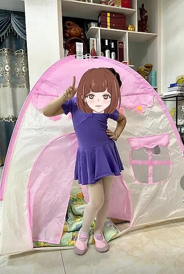 Новая Детская игровая палатка-домик идеальный подарок 🎁 на ДР