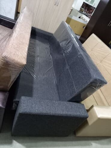 диван черный: Раскладной диван, Новый — 12