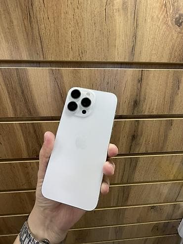 16 pro 512: IPhone 15 Pro Max, 512 ГБ, White Titanium, 83 % — 2