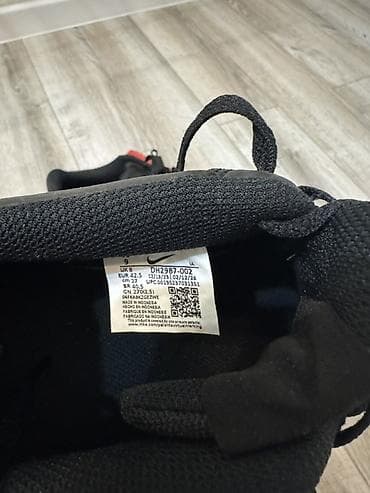 nike react: Nike Court Vision Low, артикул DH - Цвет: полностью черный — 3