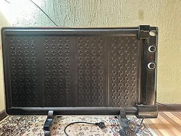 готовый баня: Масляный радиатор-панель с колёсиками Tecna Original - Тип: напольный — 1