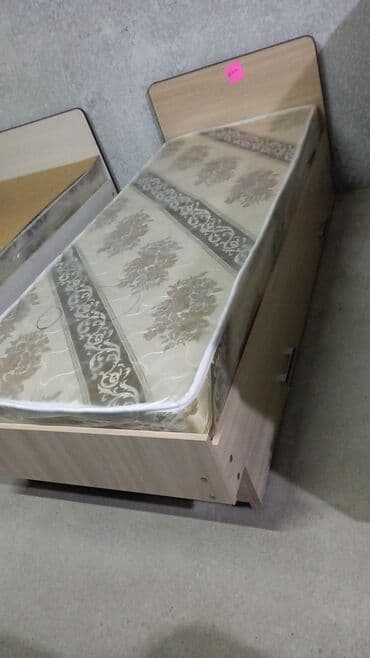 односпальная гарнитуры: Односпальная кровать, Новый, С матрасом, длина - 190 см — 6