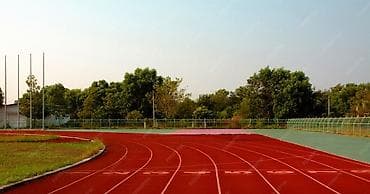 резиновые ковры: Покрытие для легкоатлетических беговых дорожек и спортивных зон - — 2