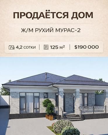 Куплю дом: Продаётся дом (white box) в ж/м Рухий Мурас-2 Участок: 4,2 сотки — 1