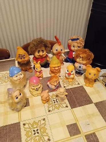 Коллекция советских резиновых игрушек - Набор из разных фигурок