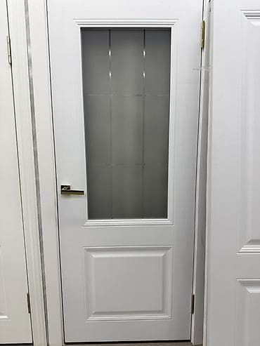 двери печки: Межкомнатная дверь с остеклением - Материал полотна: МДФ/древесный — 1