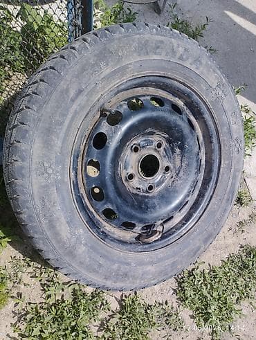 Колеса в сборе R 15, Зима, 1 шт, Легковые, Железные, отверстий - 5 at lalafo.kg Колеса в сборе R 15, Зима, 1 шт, Легковые, Железные, отверстий - 5