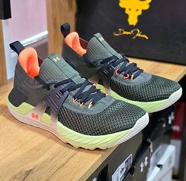 Мужская обувь: Мужские кроссовки, 40.5, 43, 45, Under Armour, Новый, цвет - Зеленый, Платная доставка, Самовывоз — 1