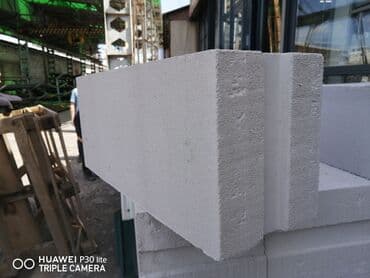 оборудование для пенобетона: Газобетонный блок автоклавный (Газоблок) Марка Д600. Размером — 2