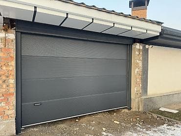 argus security systems: Секционные и рулонные ворота/калитки из металла, цвет темно‑серый — 1