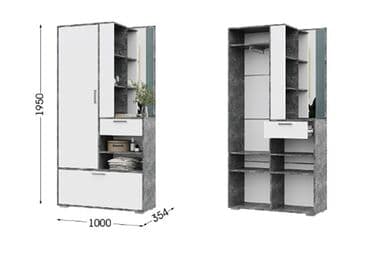 шкаф для прихожей комнаты: Прихожая "Денвер" - небольшая и удобная прихожая, которая позволяет — 2