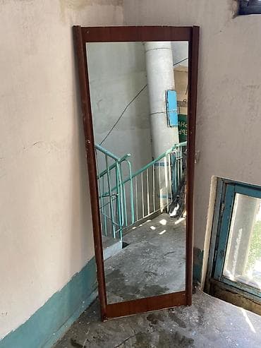 кийим: Напольное зеркало в деревянной раме - Тип: напольное/приставное — 2
