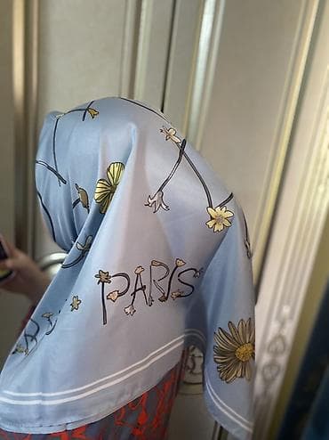 платок женский: Платок, Шаль, Атлас, С узорами — 3