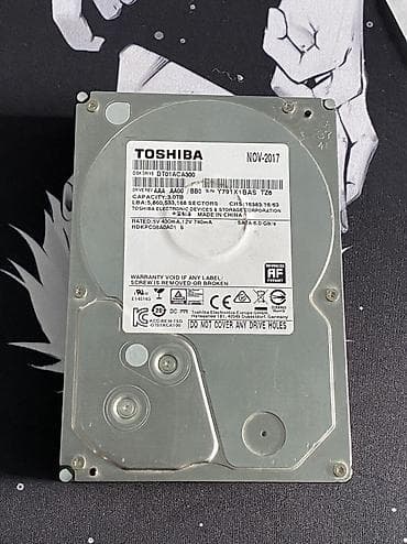 жесткий диск 1tb: Накопитель для ПК, Toshiba, HDD, 3 ТБ, Для ПК — 1