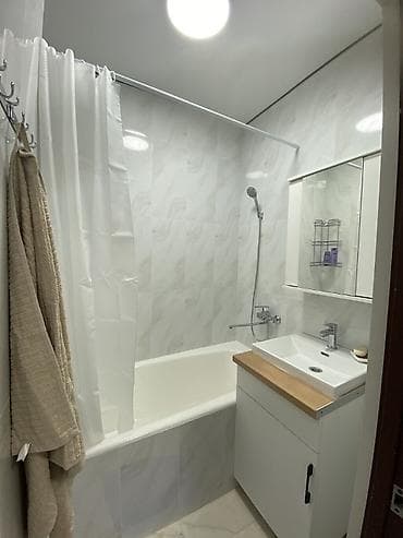 3: 3 комнаты, 65 м², Аламедин-1 мкр 105 серия, 9 этаж, Евроремонт — 4