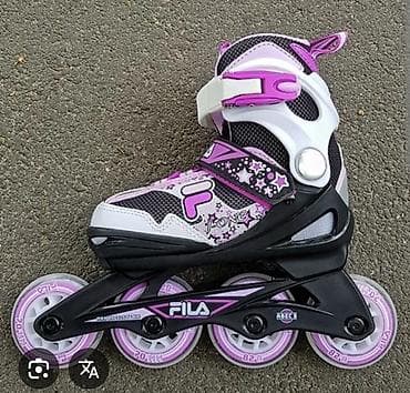 роликовый: Роликовые коньки Fila J-One (детские/подростковые) размер 32-36 - — 3