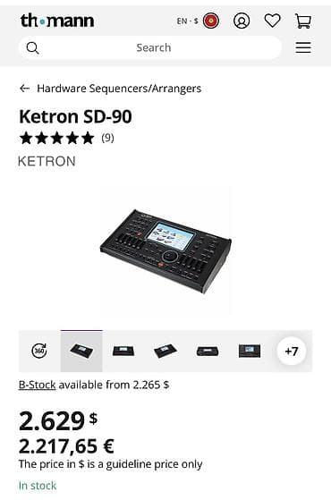 Флейты: Продается новый KETRON SD90 фирменная сумка подарок. + M.AUDIO MIDI — 7