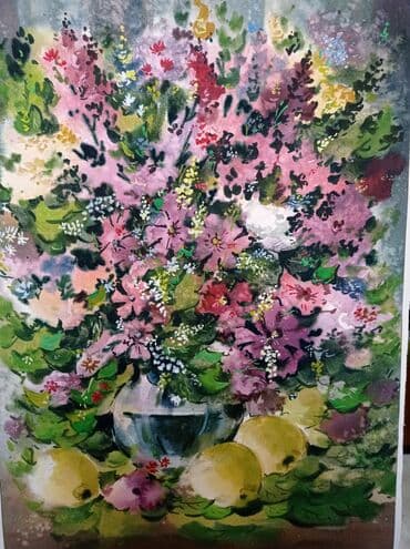 снегурочка а4 цена: 1. Картина "Цветы". Акварель. 1995 г. Витебск. Белоруссия. Размер — 3