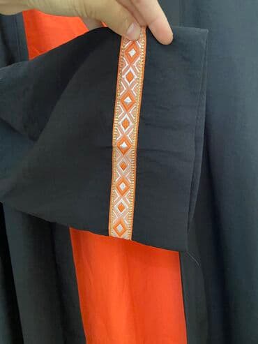 платья бишкек недорого: Повседневное платье, Лето, Длинная модель, Лен, Сарафан, S, M, L — 4