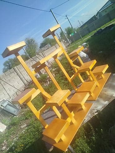 дерево мебель: Полка, этажерка для цветов, Дерево — 5