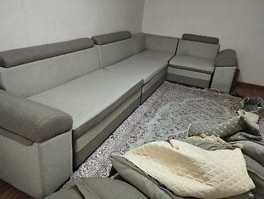 Угловые диваны: Угловой диван, C подушками — 3