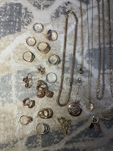 Платья на кыз узатуу: Серьги, Проба 585, Женские, Советские (СССР), Новый — 3