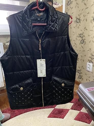 безрукавка адидас женская: Утепленный, Осень-весна, Полиэстер, Длинная модель, Стеганый — 1