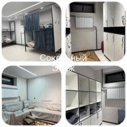 сниму помещение: 5 бөлмө, Душ кабинасы, Жаздык, жууркан-төшөк каптары, Унаа токтотуучу жай — 8