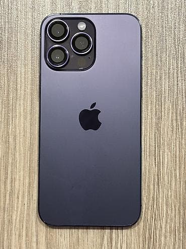 ssd apple: IPhone 14 Pro Max, Б/у, 256 ГБ, Deep Purple, 80 % — 1