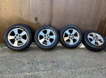 Колеса в сборе 195 / R 15, Лето, Б/у, Комплект, Легковые, Литые, отверстий - 5