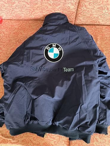 джинсы и куртки: BMW Sauber F1 Team — мужская куртка-бомбер - Официальный мерч команды — 4