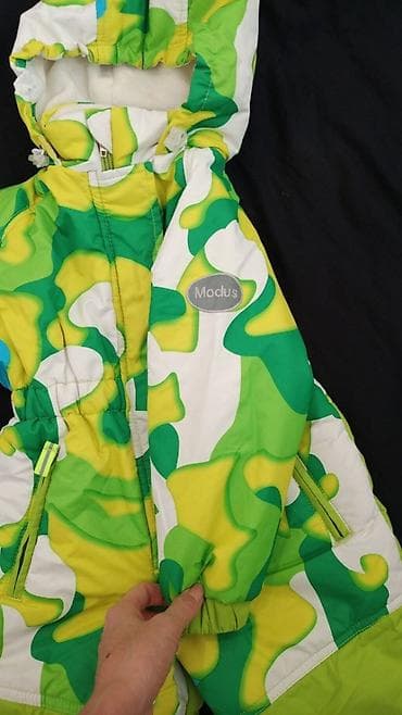 m s: 💚 Детский зимний комбинезон Modus 📏 Размер 74 (6–9 мес) ✨ Состояние — 5