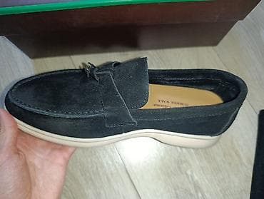 lore piano: Лоферы, 38, Loro Piana, Б/у, цвет - Черный — 2