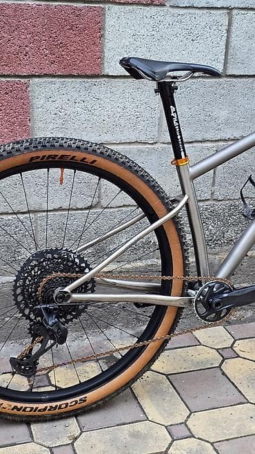 велосипед титановые: MTB Titanium bike, new Kyrgyz brand "ILBIRS" All components original — 5