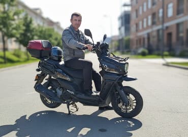 купить двигатель на мотоцикл минск бу: 180 куб. см, Бензин, Б/у — 1