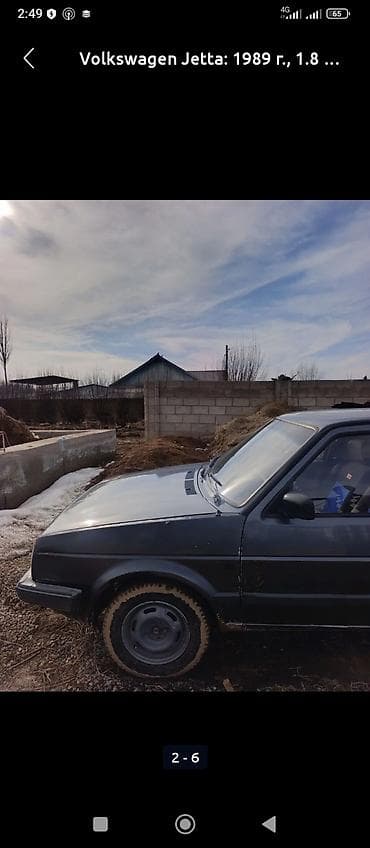Volkswagen: Volkswagen Jetta: 1989 г., 1.8 л, Механика, Бензин, Седан — 3
