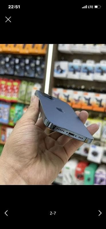 IPhone 12 Pro, Б/у, 256 ГБ, Синий, 84 %