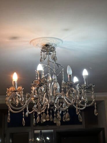 Продается хрустальная люстра,очень красивая,брали в дорогом at lalafo.kg Продается хрустальная люстра,очень красивая,брали в дорогом