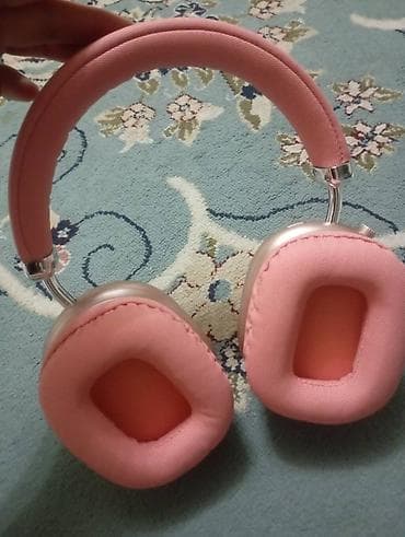 Накладные беспроводные наушники Hoco (розовое золото/розовый) - — 2