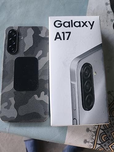 Samsung Galaxy A17, Б/у, 256 ГБ, цвет - Бежевый, 2 SIM