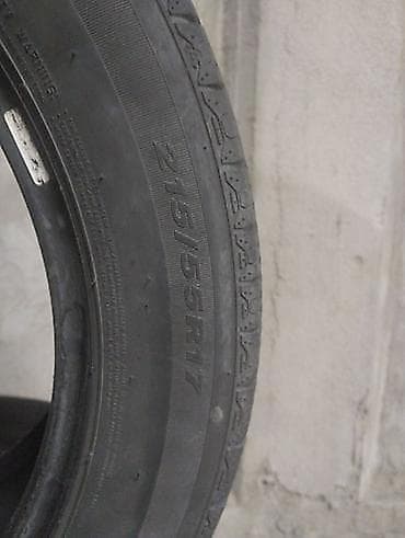 е34 bmw: 215/55/R17 шины комплект лето цена 10000 — 2