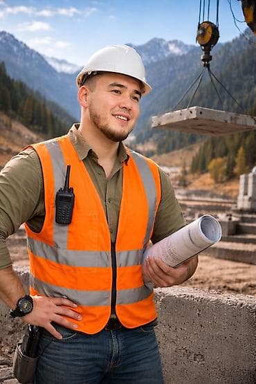 Личные вещи: Мужской оранжевый светоотражающий жилет, предназначенный для повышения — 2