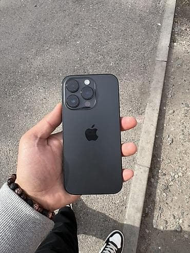 imac m1: IPhone 14 Pro, 256 ГБ, Black Titanium, 80 % — 1