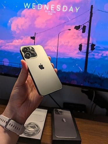 IPhone 13 Pro, Б/у, 128 ГБ, Графит, Коробка, 80 %