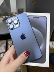 телефон айфон 16 про макс: IPhone 15 Pro Max, Б/у, 512 ГБ, Blue Titanium, Коробка, Чехол, 86 % — 1