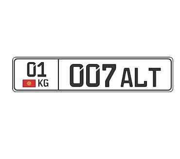kg на номерах: 🚨 СРОЧНО ПРОДАЁТСЯ 🔥🔥🔥 🚘 01 KG 007 ALT ✅ Красивое и запоминающееся — 1