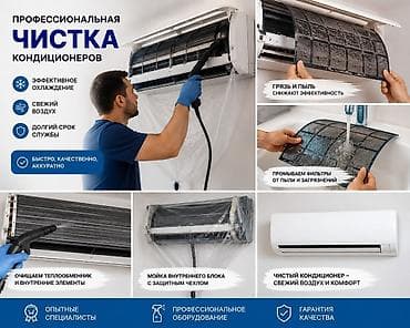Профессиональная чистка кондиционеров Что делаем: - Полная мойка