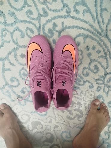 Спорт жана хобби: Футбольные бутсы/сороконожки Nike Zoom Mercurial (цвет: розовый с — 2