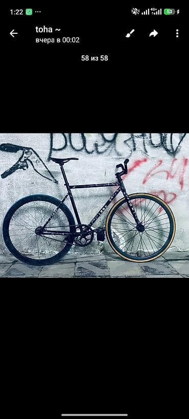Фикс-байк (single speed/фикс) с трековой геометрией. - Рама и вилка
